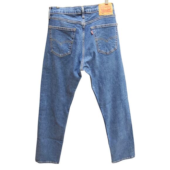 Levi's 505 Regular Fit Classic Straight Leg Jean with Zipper Fly 34x34 - Picture 3 of 11